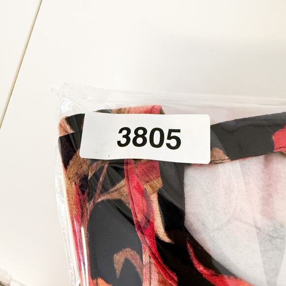 Free People Flowy Teagan Mini Floral Dress Black Pink - Size 6 - Picture 12 of 12